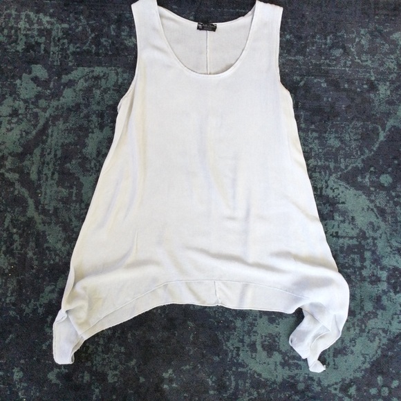 Bella Amore Tunic Top Blue Med Made In Italy Light Viscose Lagen look - Picture 2 of 12